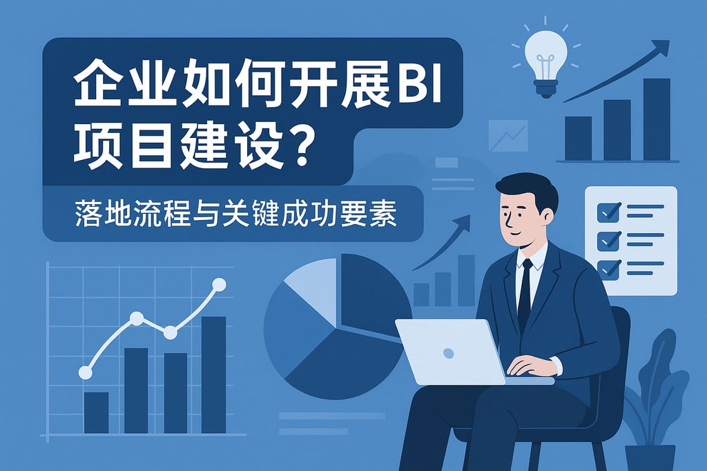 企业如何开展BI项目建设？落地流程与关键成功要素"